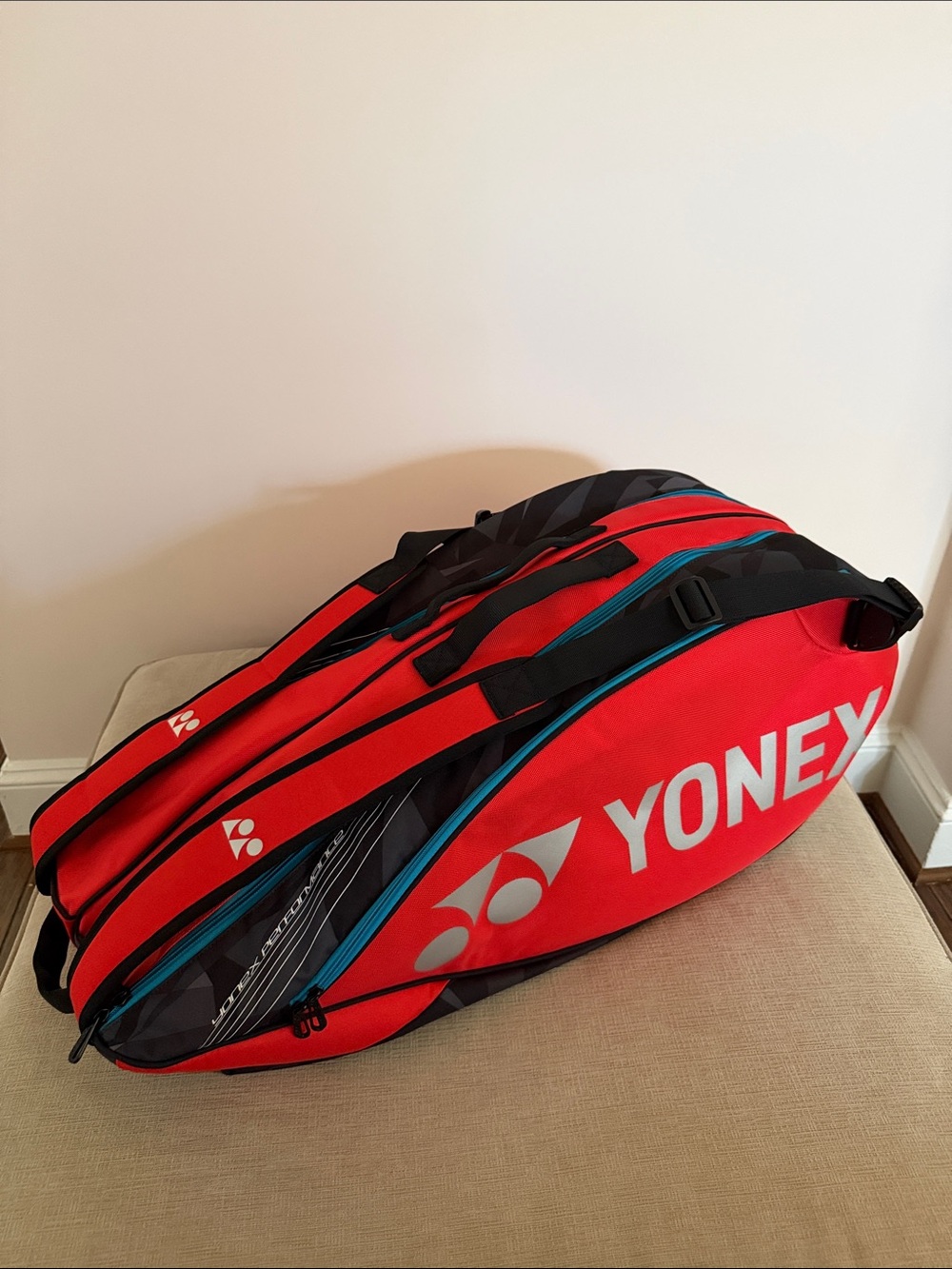 Yonex Red Tennis/Badminton Racket Bag